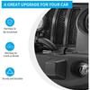 2Pcs Tow Hook Cover Protector Sleeve for Jeep Wrangler JK JL JT 07-23 Front Bumper Buffer Block