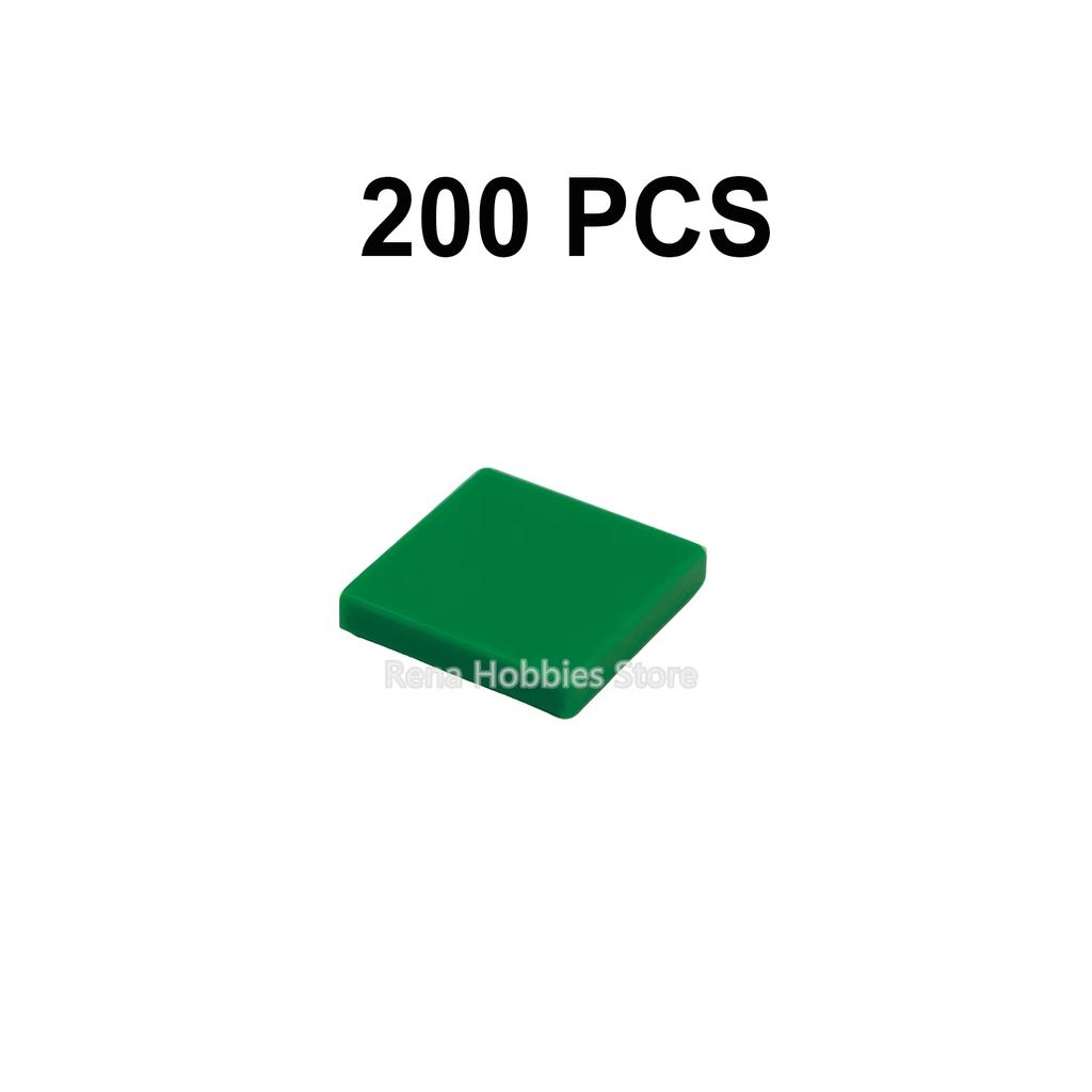 200pcs 3068 FLAT TILE 2X2 Ceramic Tile Bricks DIY MOC City Building Blocks Figure Educational Creative Toys