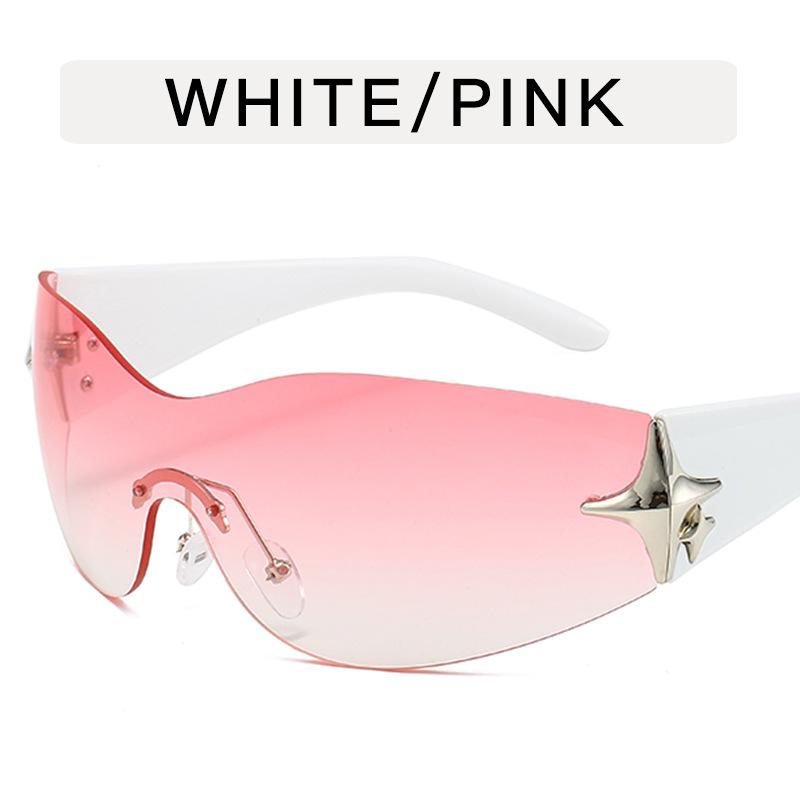 Fashion Stylish Sunglasses Women Punk Y2K Windproof UV Protection Women's Sun Glasses European American Men's Glasses
