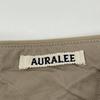 AURALEE A22AP02MG Two-Tuck Gabardine Slacks Bottoms 5 BeigeUsed