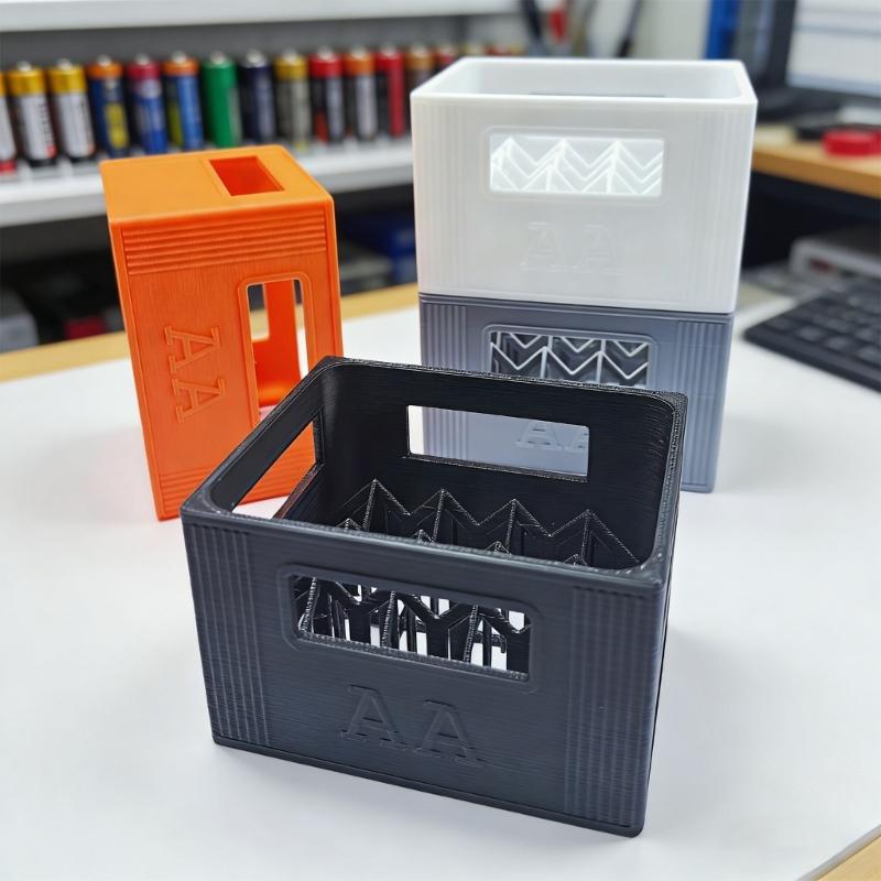 Fashionable Plastic Battery Organizers Box Large Capacity Batteries Storage Container with 30/20 Compartment