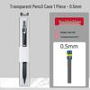 Professional Metal Mechanical Pencil, 0.5/0.7mm, Low Center Gravity, Weighted Feel, Continuous Lead Feed for Drawing & Painting.