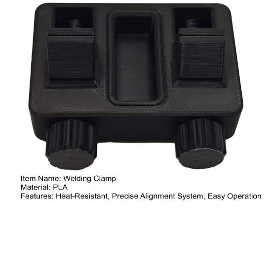 Electric Wire Welding Fixture Heat-Resistant Adjustable Alignment Rails Clamp with Hands-Free Operation Compact Design Secure Wire