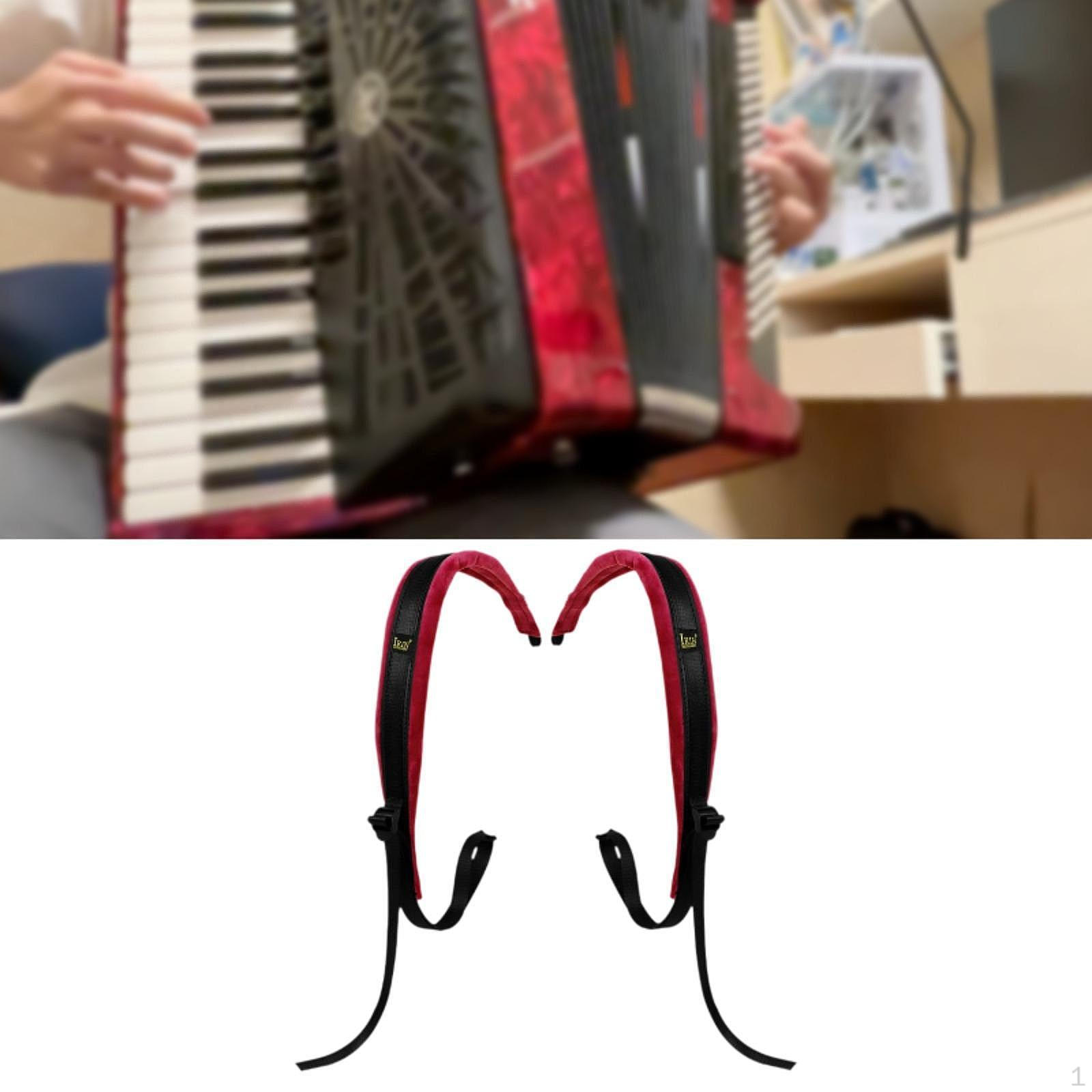 

Ремни для аккордеона 1 пара удобные игровые аксессуары для музыкальных инструментов толстые