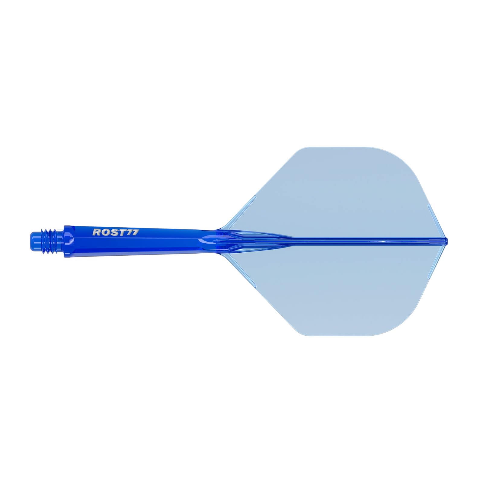 

CUESOUL ROST 77 Transparent Integrated Flight Standard Set of 3 Clear Blue Flight White Logo M Size (CS-77-XB3T-M)
