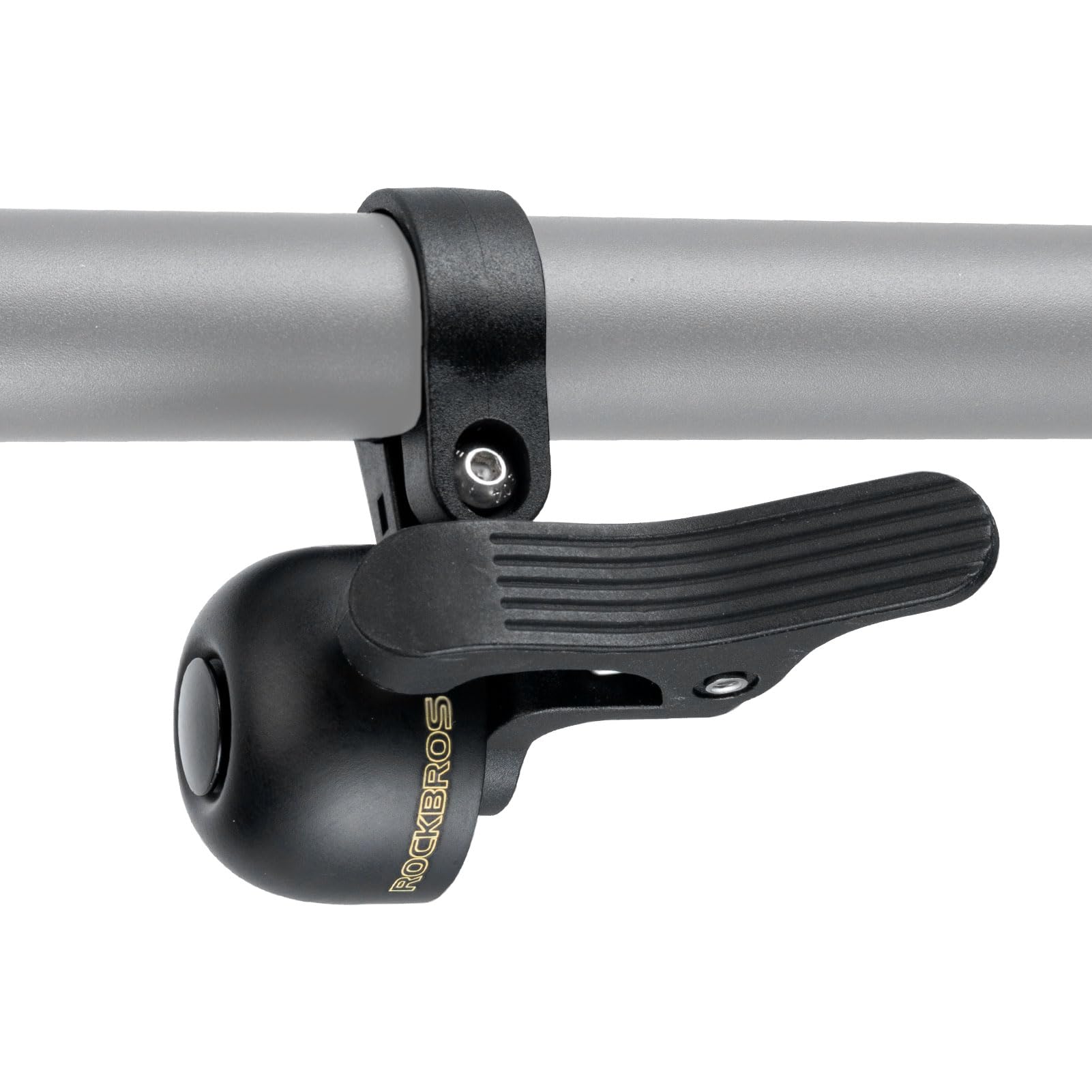 

ROCKBROS Bicycle Refreshing Copper Alloy Mini Compatible with Road Mountain and Cross Fits Handlebars with a 22mm Over 100dB Right Bell, Lightweight,