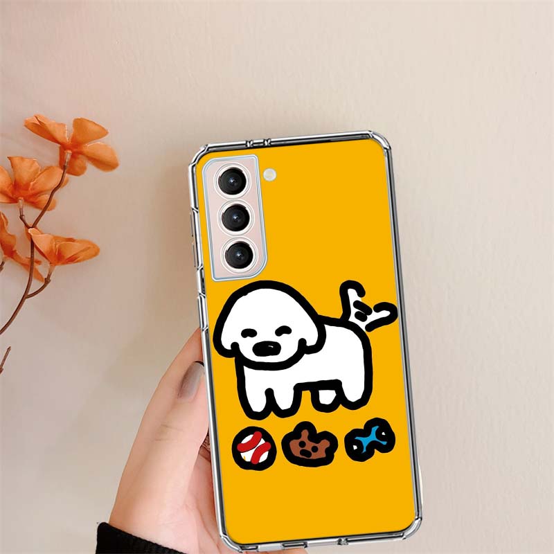 Cute Matsui Art Clear Phone Cases for Samsung S26 Ultra Galaxy S25 Edge S24 S23 FE S21 Plus S20 S22 S10 Cover Patterned Compatib