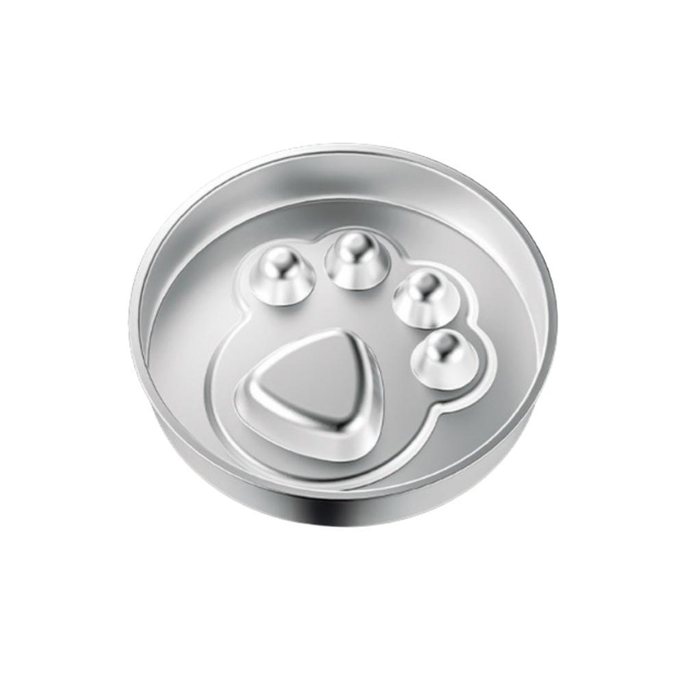 Non-Slip Dog Feeding Bowl 304 Stainless Steel Pet Lick Plate New Pet Food Bowl Pet Supplies