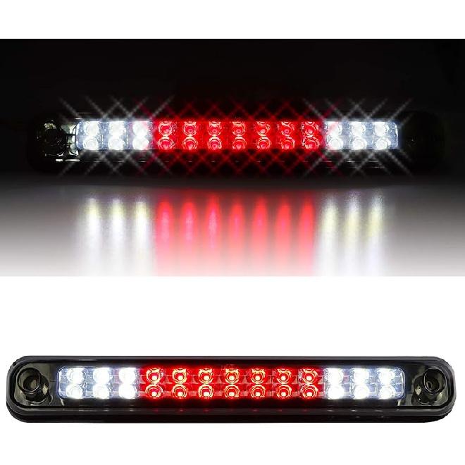 Tresound 3Rd Third Brake Light For 1988-1999 Chevy/GMC C1500 C2500 K1500 K2500 Silverado Blazer LED Cargo Lamp High Mount Stop Light (Chrome Housing