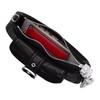 Coach Borsa a spalla mini Ashton 20 con fibbia argentata in pelle stropicciata Donna borsa a spalla Nera CDB19-SVBK