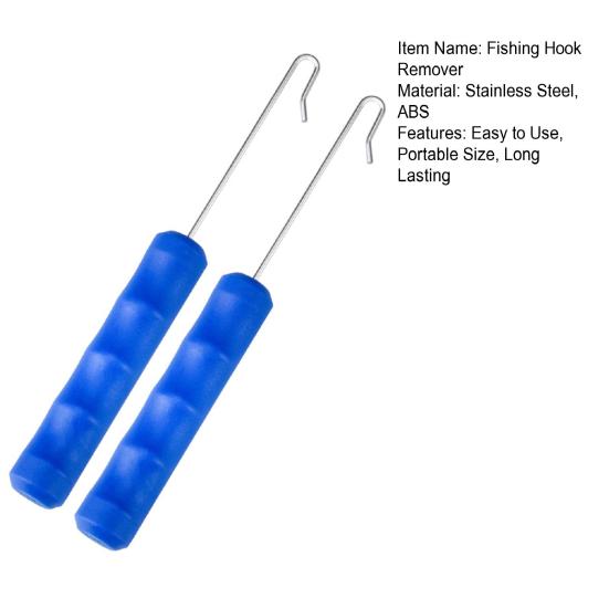 1/2Pcs Fishing Hook Remover Disgorger Easy to Use Portable Small Large Hoe Remover Fishing Accessories