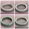 Natural A-Grade Burmese Jadeite Bangle, Round Bar, Bean and Apple Green Jade Jewelry.