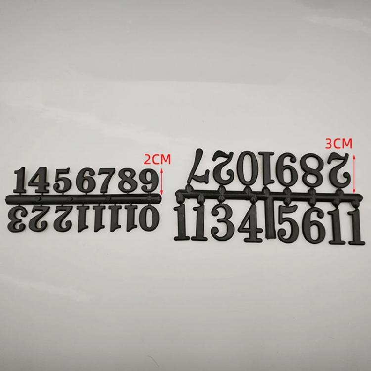 Clock Numerals 3CM Clock Number, Arabic Number Roman Numerals Clock Part Suitable for Home and School Use