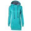 SCIONE Women Long Sleeve Hooded Drawstring Waist Pocket Korean Style Casual Women Hoodie Tops