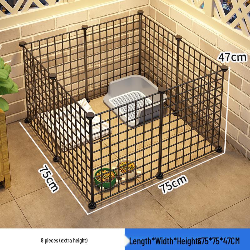 Pet Fence: Indoor Cage and Isolation Gate for Small To Medium Dogs and Cats