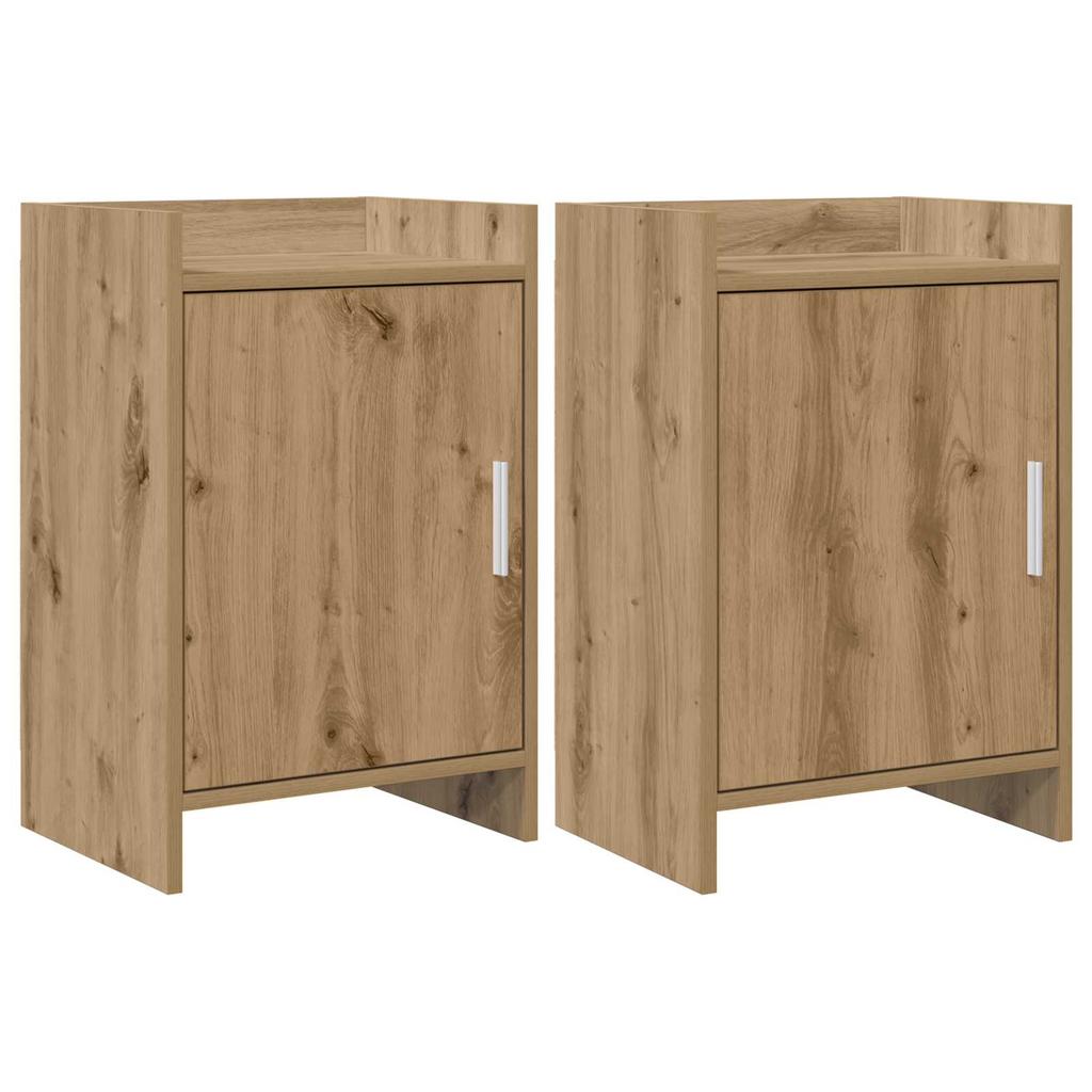 Nightstands 2 pcs Artisan Oak 40 x 30 x 60 cm engineered wood