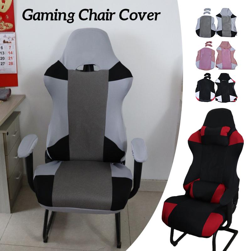 Universal Gaming Chair Cover Full Wrap Armrest Swivel Protector Dustproof Seat Slipcover for Home Office E Sports Accessories