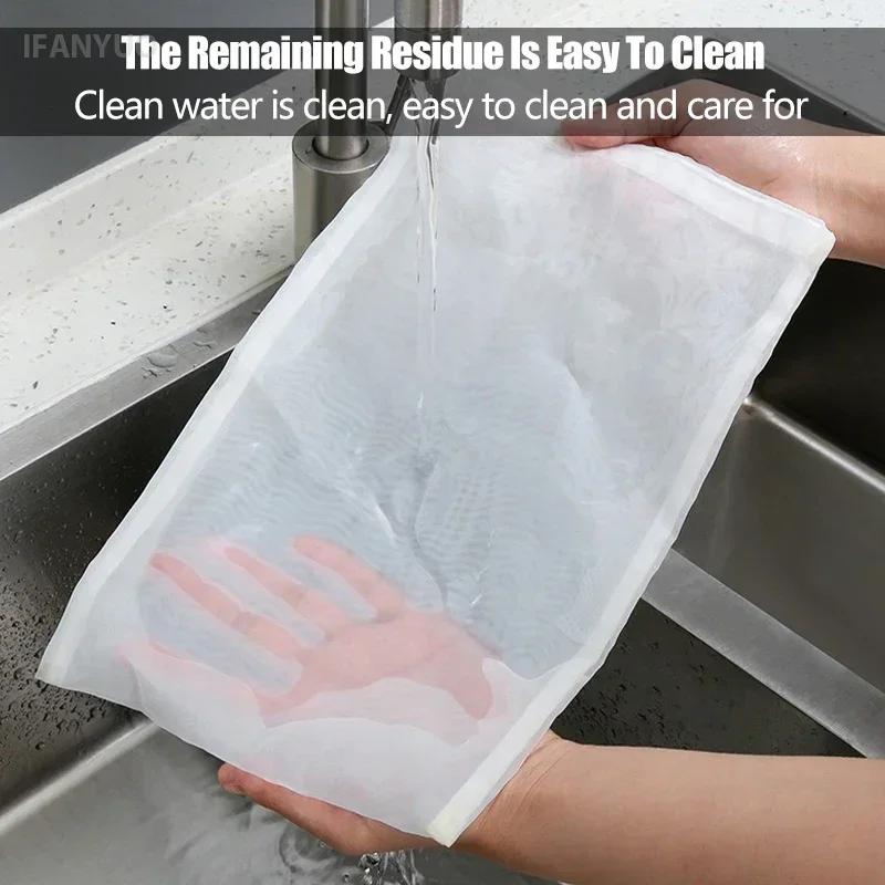 Reusable Yogurt Tea Cheese Brew Food Fabric Home Nylon Soy Milk Wine Nut cloth Brewing Mesh Filter Bag Water Strainer