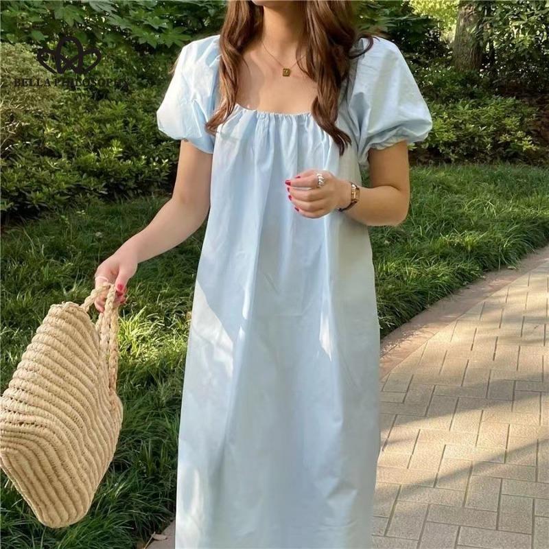 

Французский стиль Простое однотонное платье с открытыми плечами Женское летнее новое облегающее ретро элегантное длинное платье высокого класса XXL