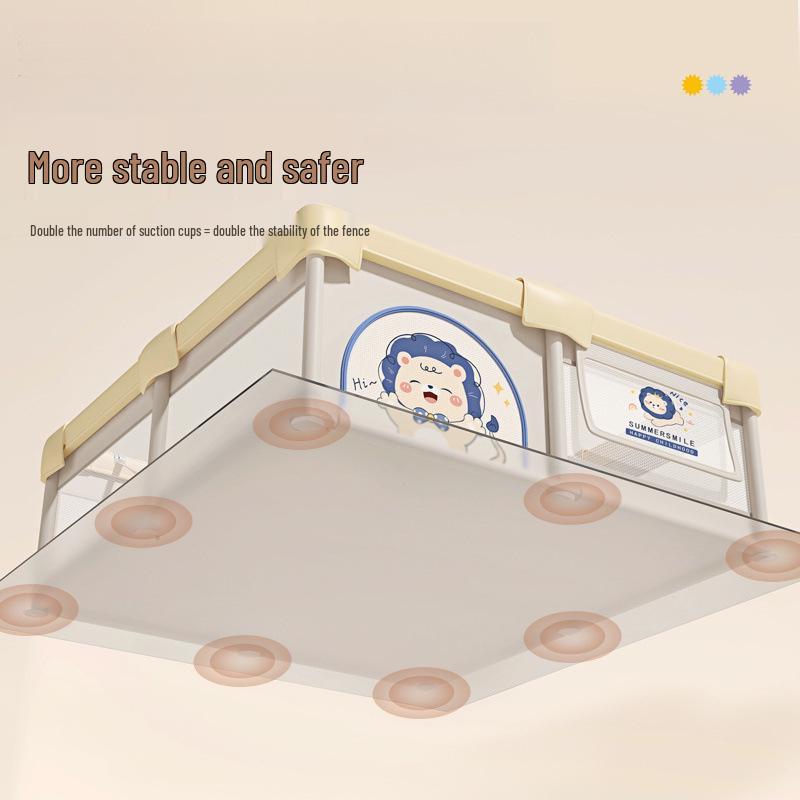 Indoor Baby Playpen & Crawling Mat: Safe Protective Fence & Walker