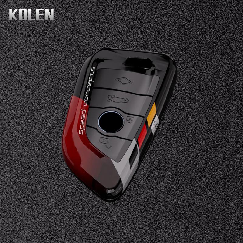 ABS-Kohlefaser-Autoschlüsselgehäuse-Abdeckungsschale für BMW 1 3 5 7 Serie X1 X3 X4 X5 X6 G20 G30 F15 F16 G01 G02 G05 F10 F20 F30 G07 F34