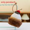 Cake Three Fun Names Coffee Biscuits Plush Toy Pendant For Decoration Bag