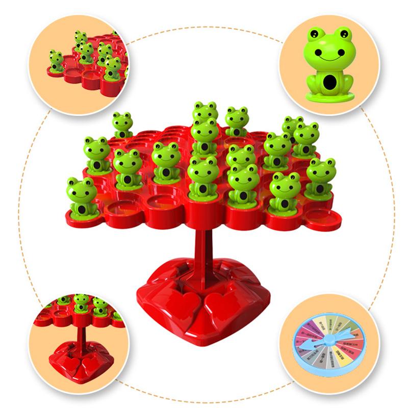 Frog Balance Tree Double Interactive Board Game Toy