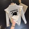 Girls' Autumn/Winter Flying Sleeve Long-Sleeve T-Shirt - Trendy Korean Style Inner Wear