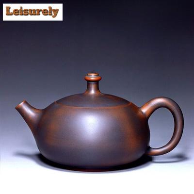 220ml Set da Tè Personalizzato in Argilla Nixing di Qinzhou Zisha Teiera in Argilla Viola Teiera Guifei a Cottura a Forno Fatta a Mano Filtro per Uso Domestico Teiera Cha