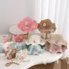 Butterfly Summer Children Beach Hats Lace Holiday Travel Beach Bags New Wide Brim Straw Hat