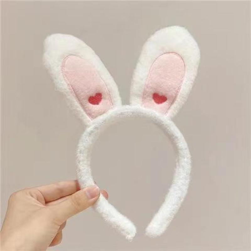 Lolita Cosplay Easter Headband Cute Cartoon Rabbit Ears Hairband for Festival Party Decorations Accessories