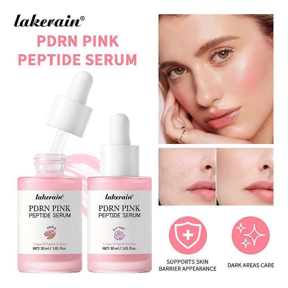 Siero Rosa Peptidico PDRN con Estratto di Rosa - Essenza Viso Illuminante e Idratante, Aumenta la Luminosità, Idrata Profondamente, Rassoda la Pelle, Riduce l'Opacità,