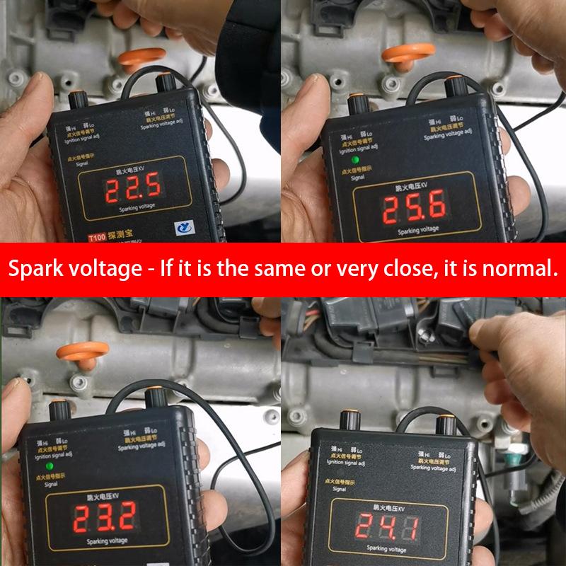 1Pc 200x130x25mm T100 Detection Treasure,Automotive Ignition System Analysis Detector,Automatic Ignition System Detector