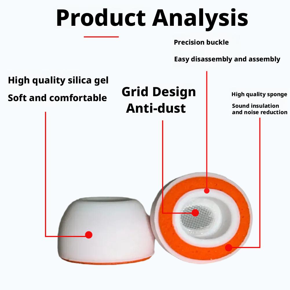Memory-Foam-Ohrstöpsel für AirPods Pro 3 Upgrade-Ohrstöpsel Kabellose Bluetooth-Kopfhörerhülle Ohrhörer Ersatzspitzen