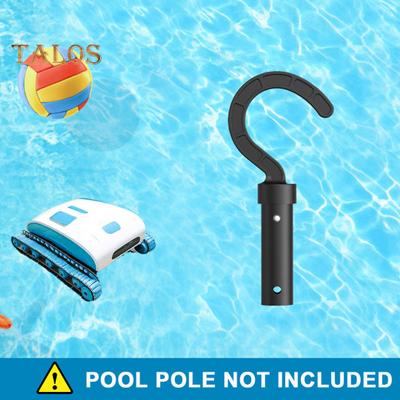 2 Stück Haken für Poolreiniger, einfach zu bedienende Poolhaken für Stangen, universeller Hakenaufhänger für Poolroboter zur Befestigung an Teleskopstangen
