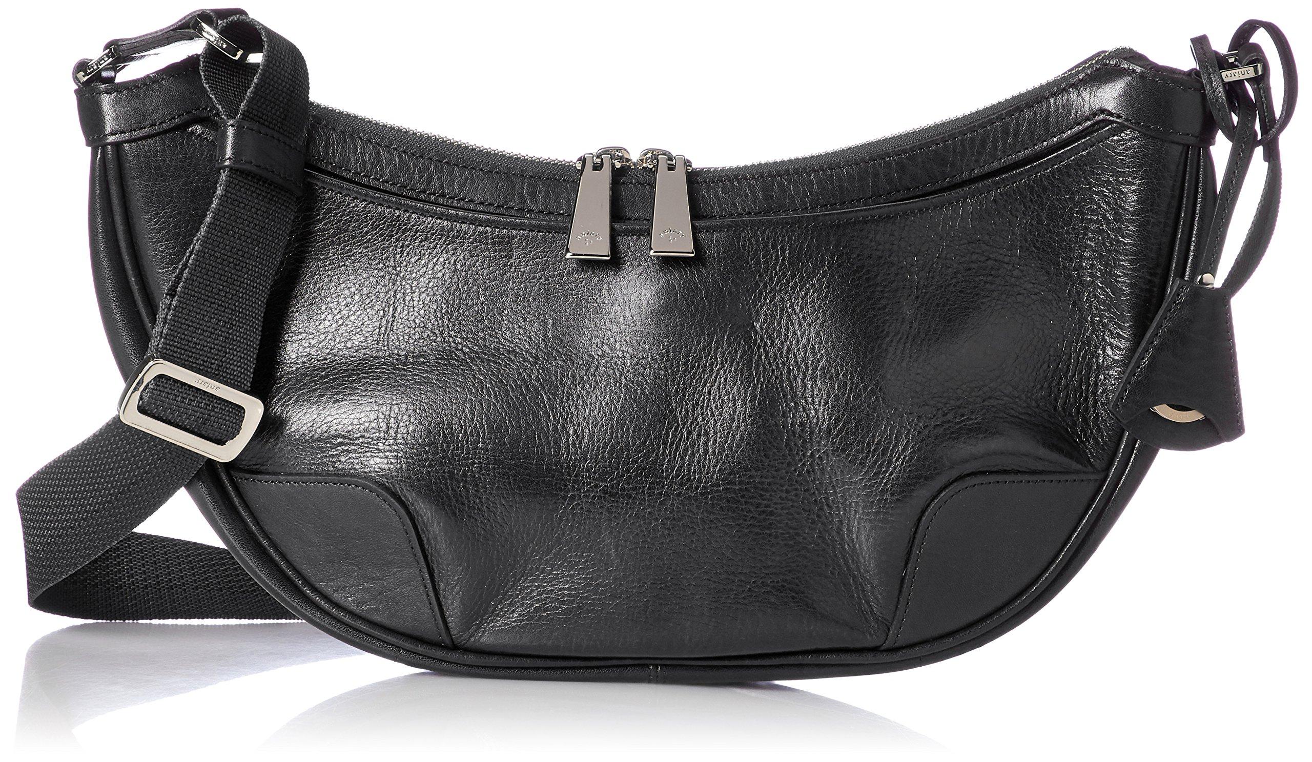 

Aniary 01-03007 Сумка через плече з антикварної шкіри, Чорний