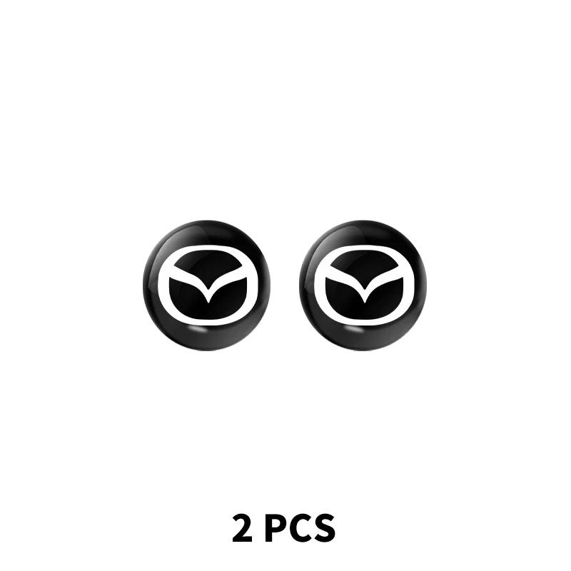 

3D декоративные наклейки для салона автомобиля, значок ключа, наклейки для декора руля для Mazda 3 6 Atenza Axela Demio CX3 CX5 MP MS