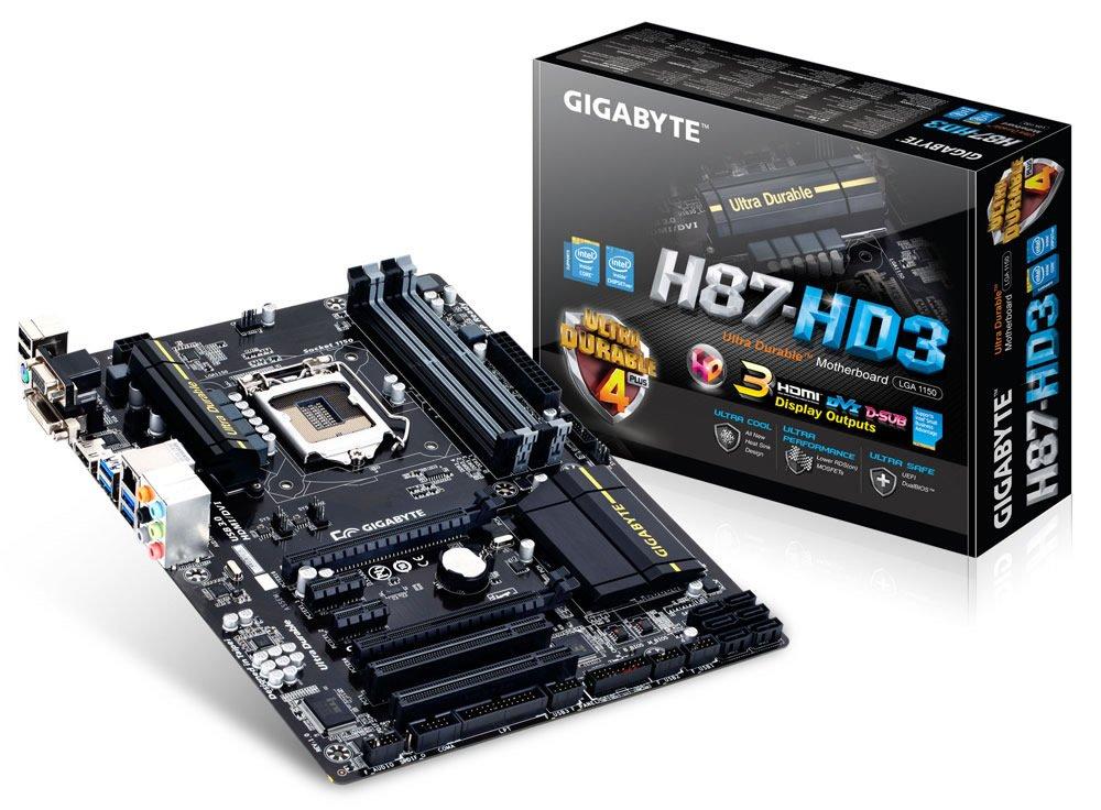 GIGABYTE Motherboard Intel H87 LGA1150 ATX GA-H87-HD3
