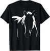 Elegant Horse Silhouette Graphic Art Design for Horse Lovers T-Shirt