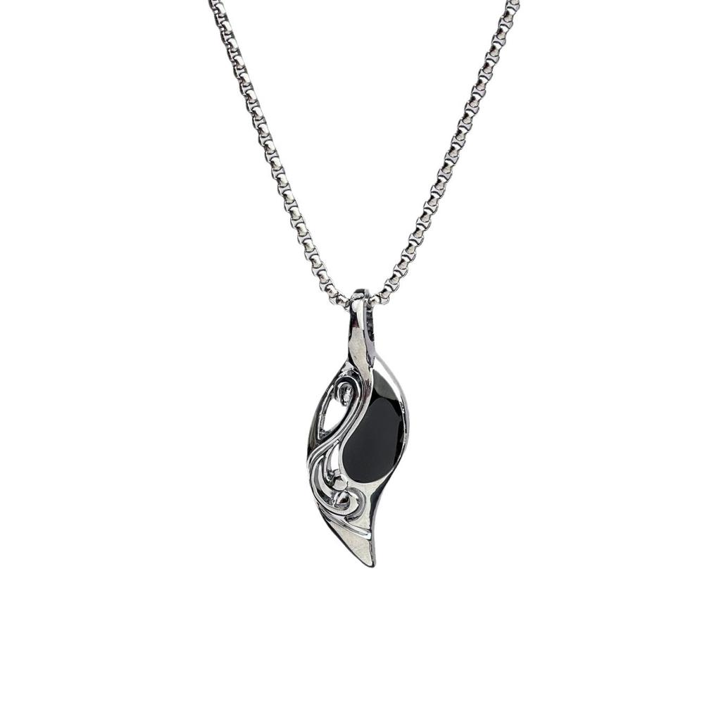 Retro Viking Jewelry Necklace Personality Creative Geometric Punk Style Stainless Steel Necklace