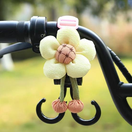 Blumen Roller Lenkerhalterung Haken Verstellbares Gurtband Robuster Roller Elektrofahrrad Lenkergriff Aufhänger mit Doppelhaken