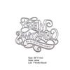 Christmas Die Cut Merry Christmas Letters DIY Carbon Steel Anti-corrosion Smooth Edge Cutting Die Decorative Crafts