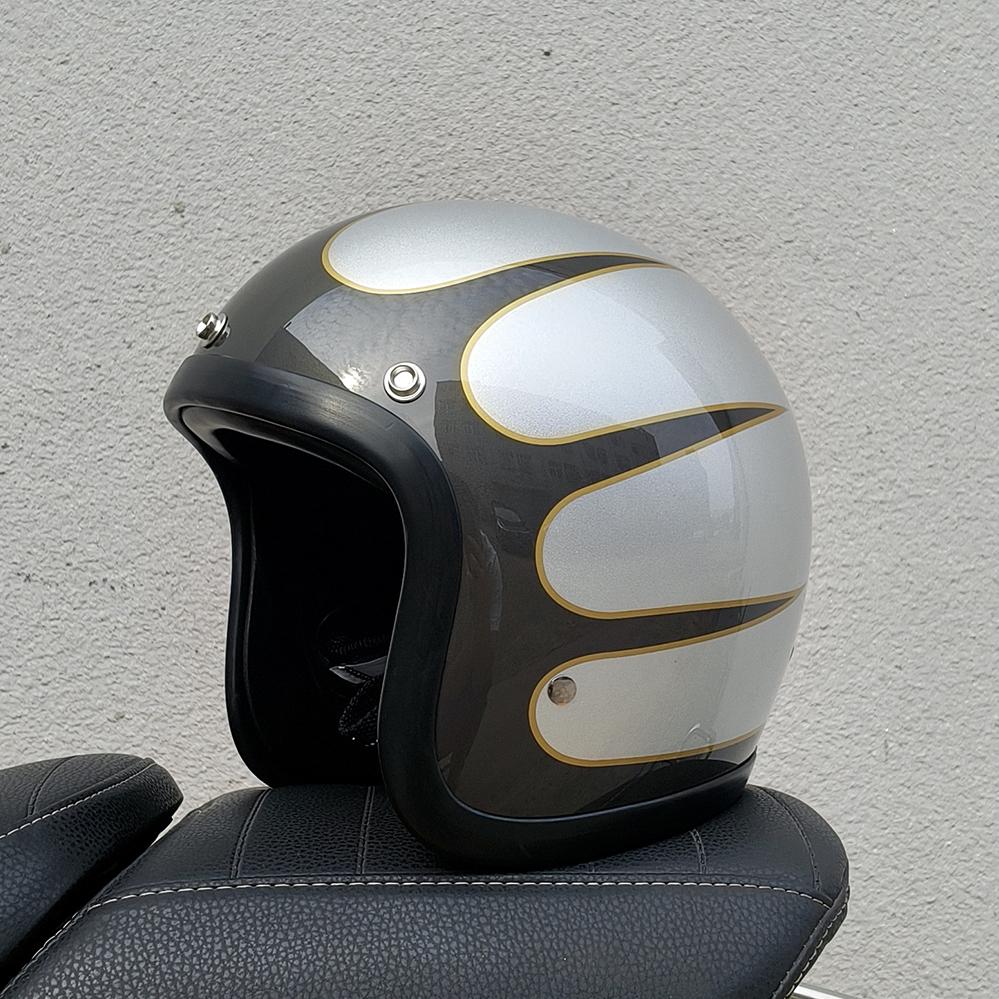 Low Profile Open Face Retro Small Shape Motorbike Helmet Motorcycle Helmet TT&COCASCOS 500TX Helmet Japanese Style Korea Style