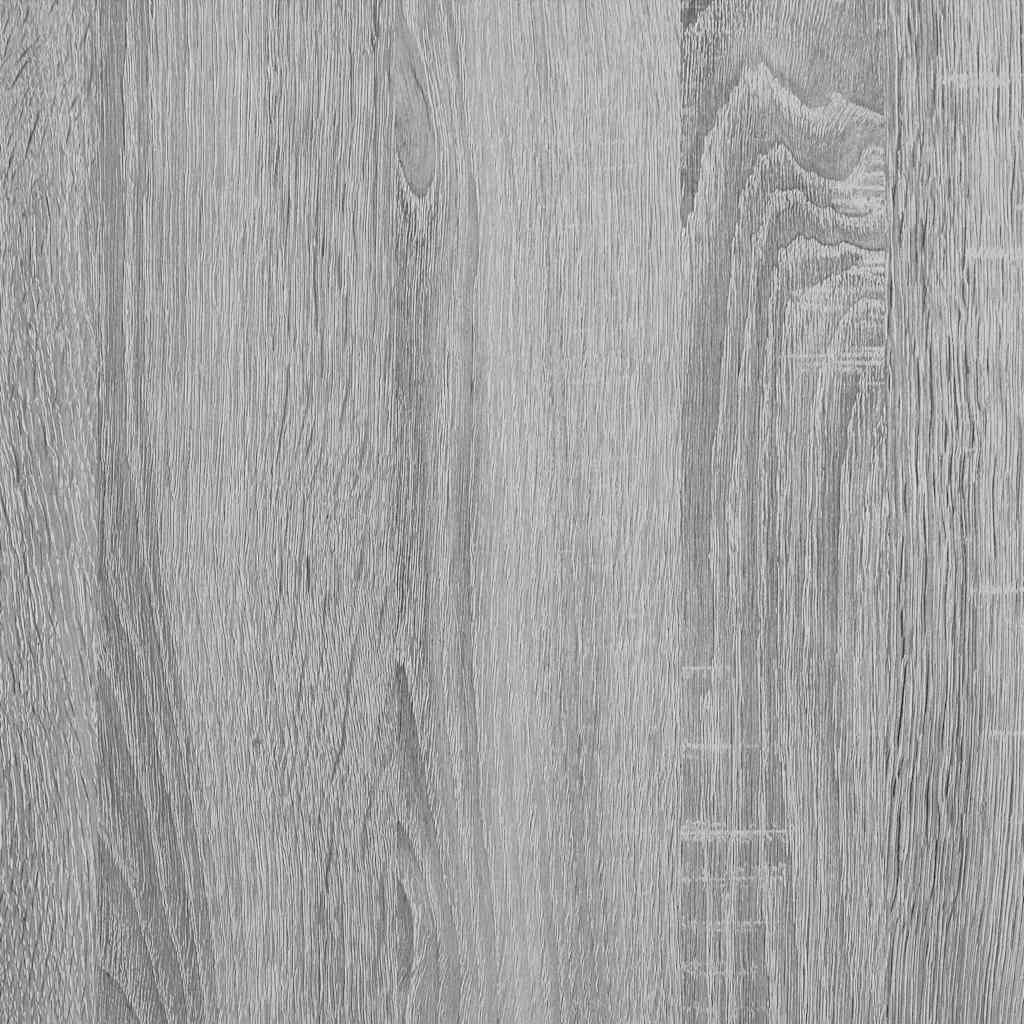 Vidaxl Szafa, Szary Dąb Sonoma, 100X50X200 Cm, Materiał Drewnopochodny