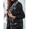 Women's Winter Autumn Long Faux Fur Vest Sleeveless Jacket Casual Outerwear For European American Style