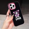 Avril Lavigne Jelly Double Layer Rose Red Mobile Phone Case for iPhone 17 16 15 14 13 12 11 Air Pro Max Plus Protective