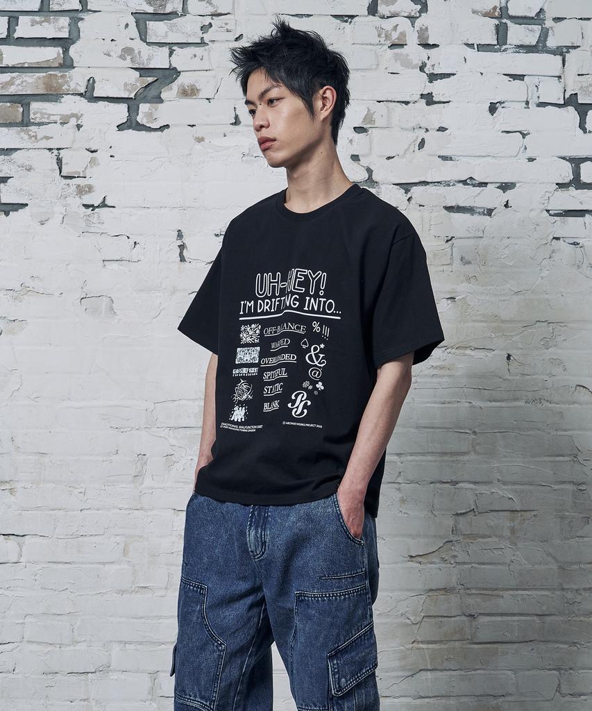 Peideu [Set] Pd Yuhei Tigerworks Short Sleeve T-Shirt 2-Piece Package