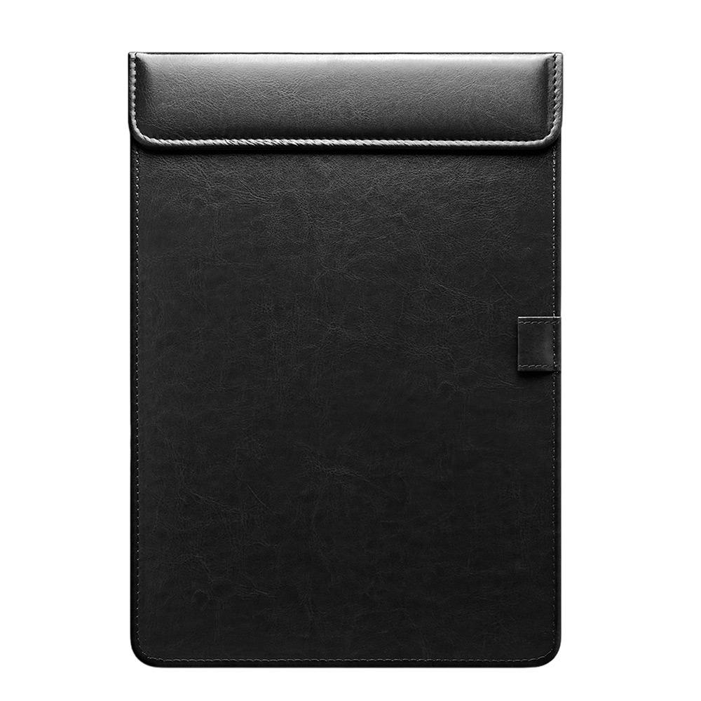PU Leather Signature Writing Pad Magnetic Absorption Clip Board Writing Clipboard  School Office