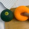 Sensory Design Slow Rebound Pumpkin Toy Realistic Simulation Fruit Squeeze Toy  Office Worker