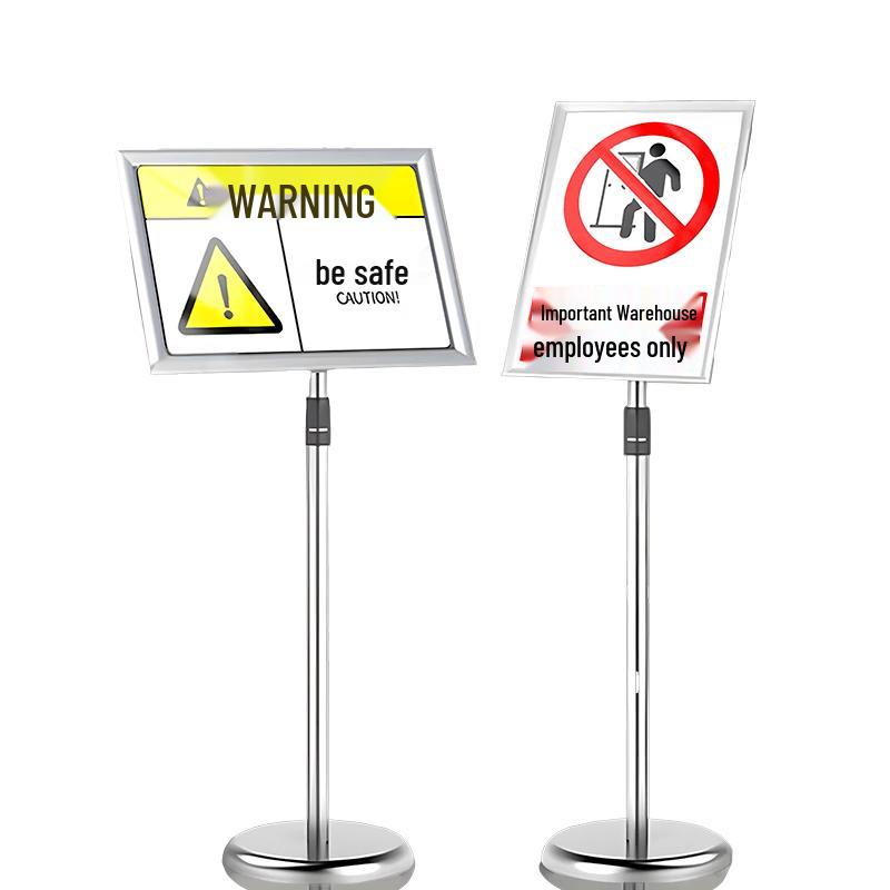 Stainless Steel Retractable Vertical Display Stand